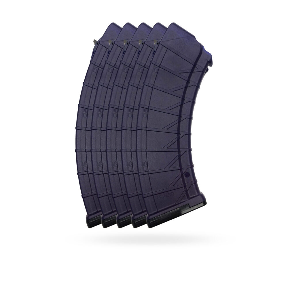 30 Round 7.62x39mm AK Magazine Blue - 5 Pack 30 Round 7.62x39mm AK Magazine Blue - 5 Pack