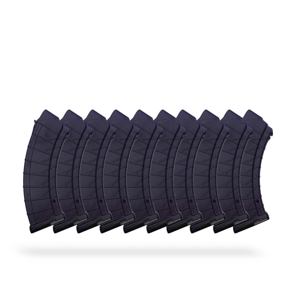 30 Round 7.62x39mm AK Magazine Blue - 10 Pack
