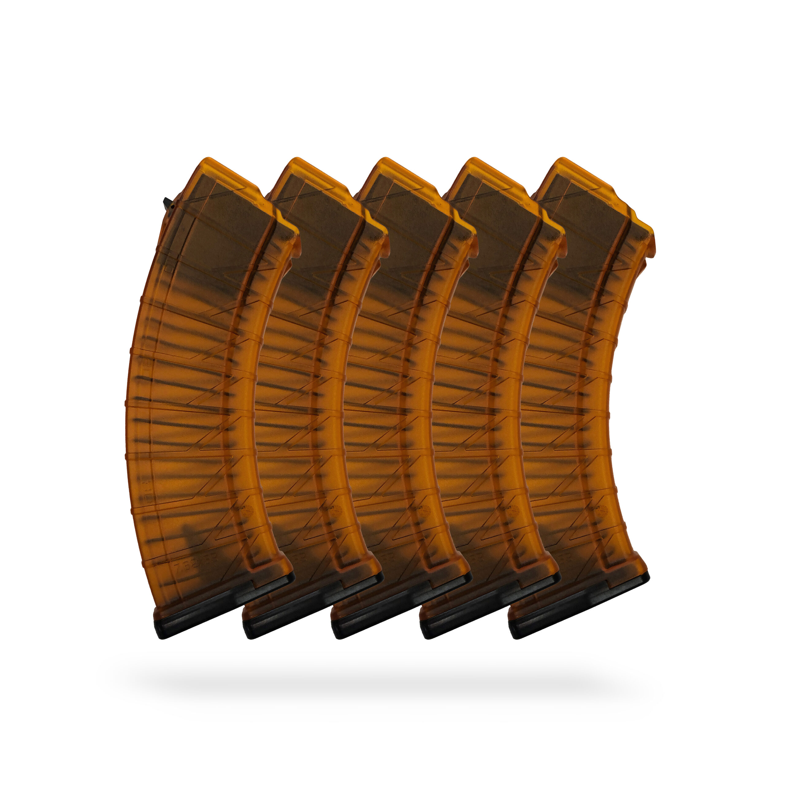 30 Round 7.62x39mm AK Magazine Orange - 5 Pack 30 Round 7.62x39mm AK Magazine Orange - 5 Pack