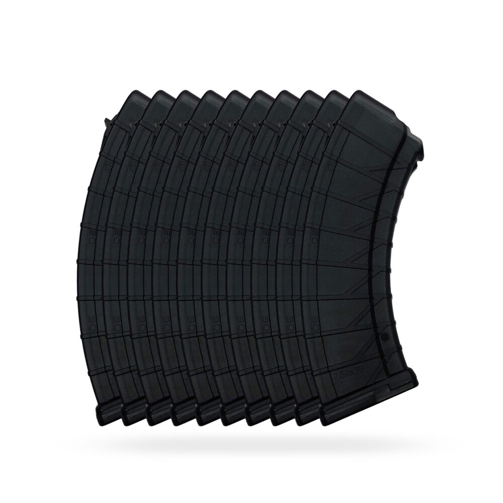 30 Round 7.62x39mm AK Magazine Black - 10 Pack 30 Round 7.62x39mm AK Magazine Black - 10 Pack
