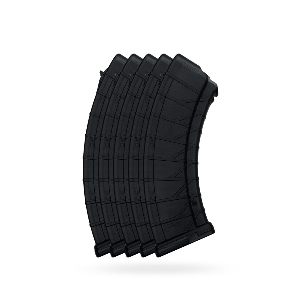 30 Round 7.62x39mm AK Magazine Black - 5 Pack 30 Round 7.62x39mm AK Magazine Black - 5 Pack
