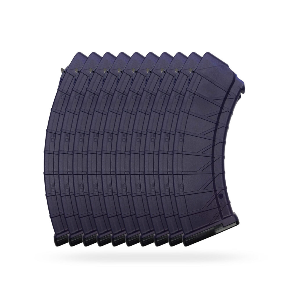 30 Round 7.62x39mm AK Magazine Blue - 10 Pack 30 Round 7.62x39mm AK Magazine Blue - 10 Pack
