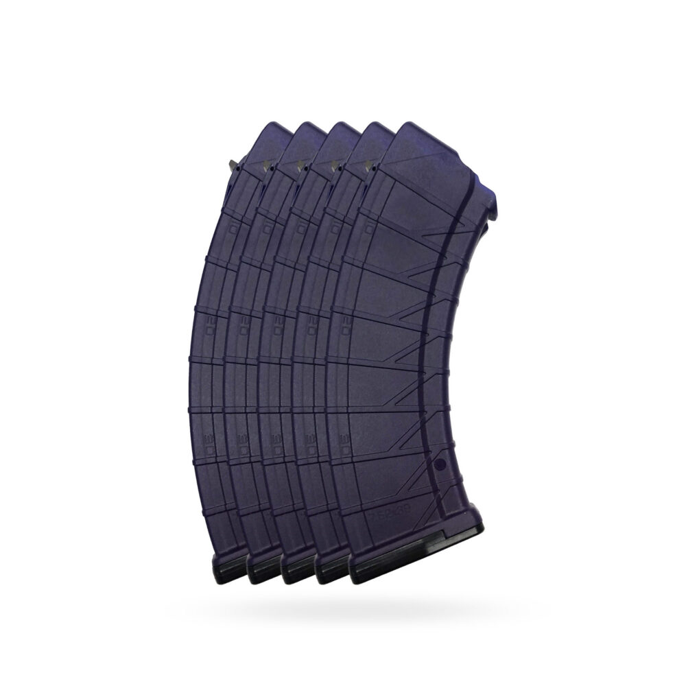 30 Round 7.62x39mm AK Magazine Blue - 5 Pack 30 Round 7.62x39mm AK Magazine Blue - 5 Pack