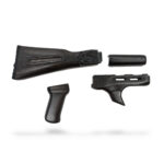 AKM Folding Wood Stock Sharkfin Set - Exotic Wenge AKM Folding Wood Stock Sharkfin Set - Exotic Wenge