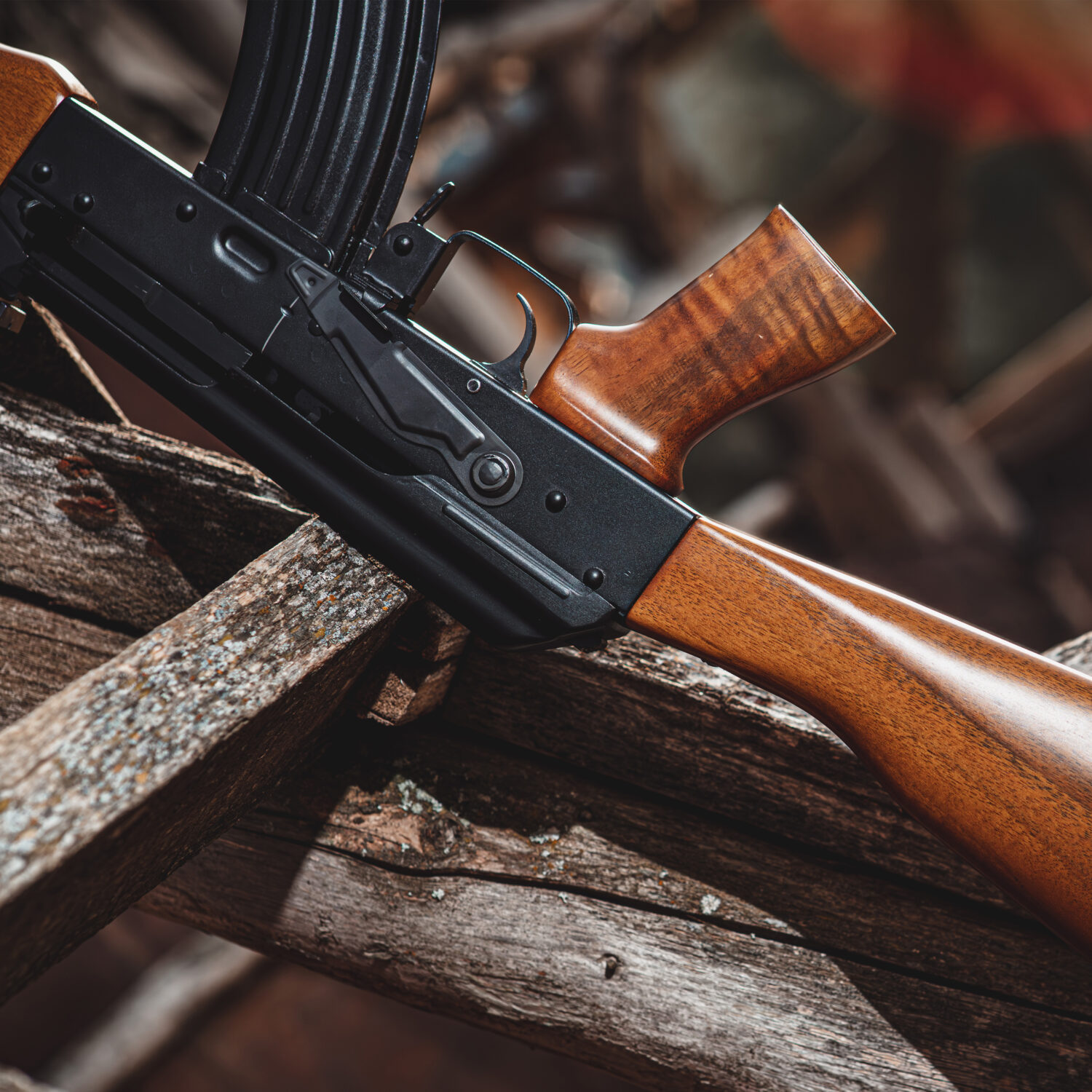 AK Beechwood Pistol Grip - Honey Blonde