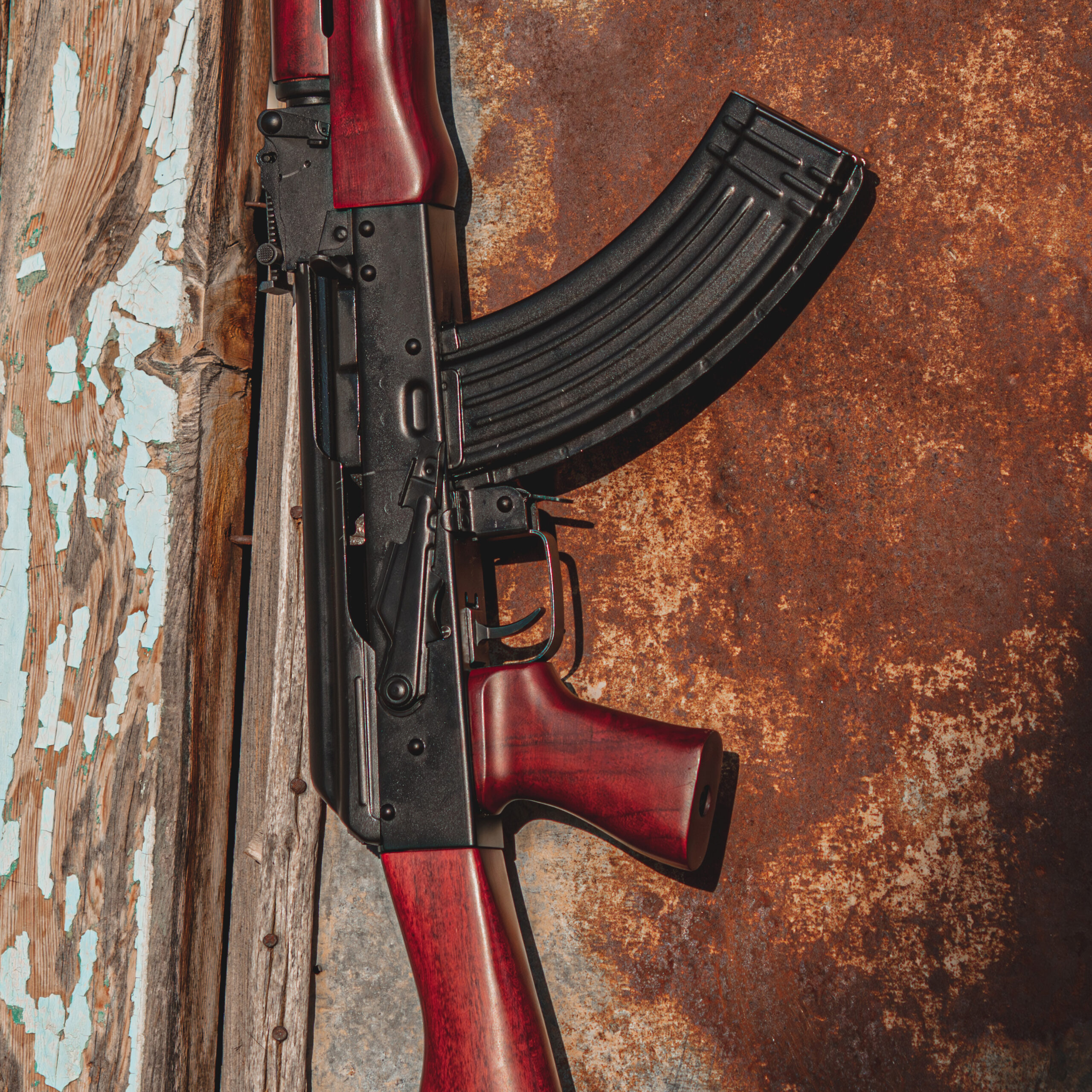 AK Beechwood Pistol Grip - Russian Red AK Beechwood Pistol Grip - Russian Red