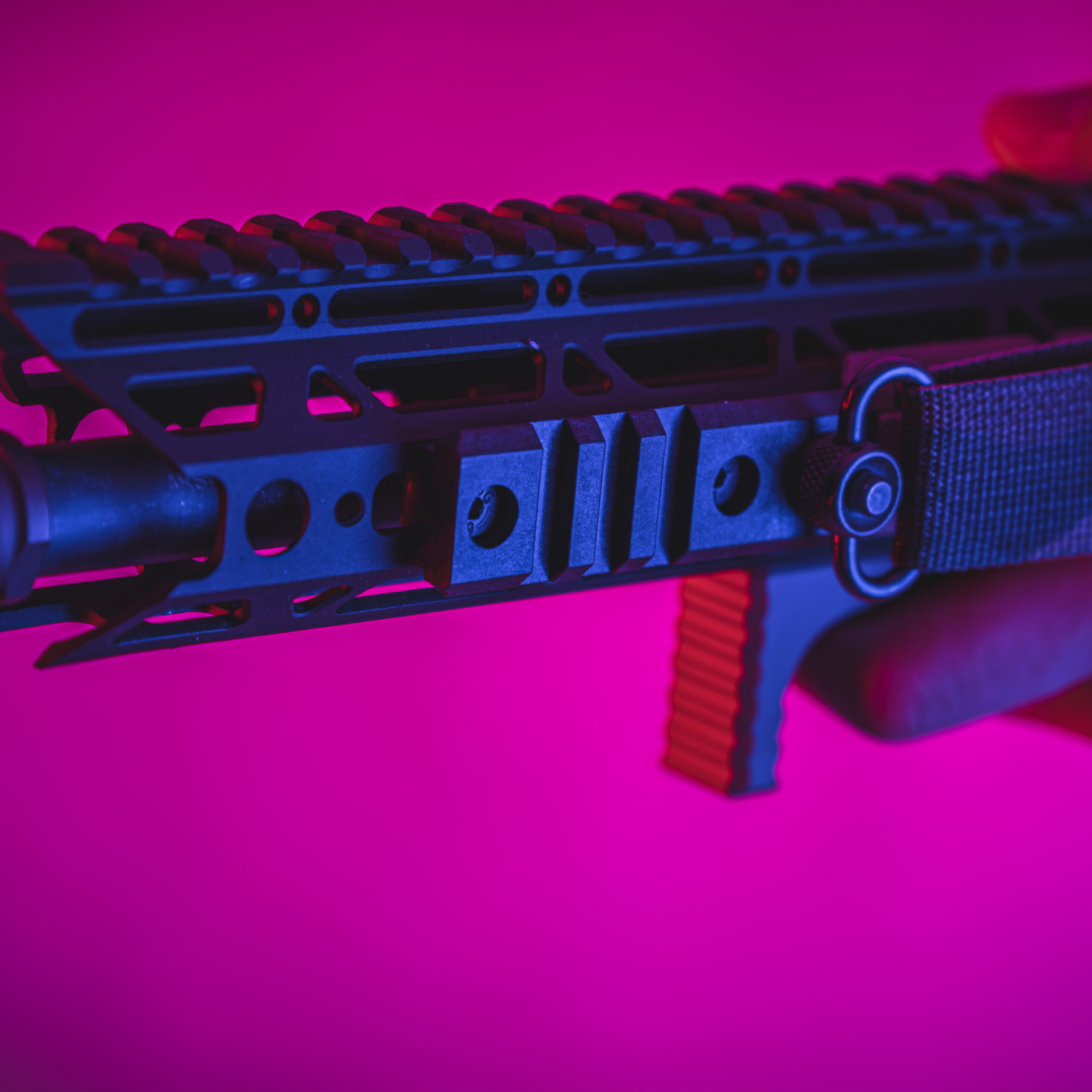 M-LOK 3-Slot Picatinny Rail with QD Port M-LOK 3-Slot Picatinny Rail with QD Port