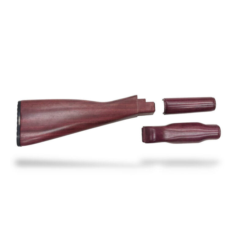 AKM Fixed Wood Stock Set - Exotic Purpleheart