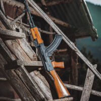 AK Beechwood Pistol Grip - Honey Blonde