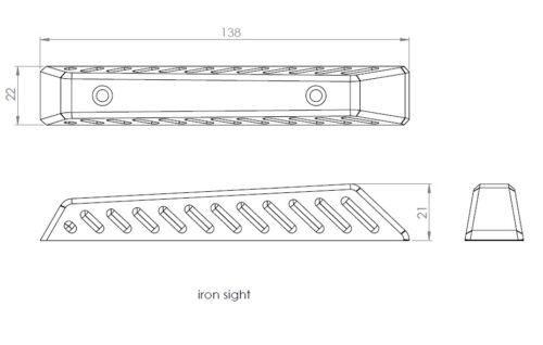 Iron Sight Height Drawing