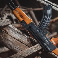 AKM Wood Lower Handguard - Honey Blonde