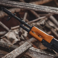 AKM Wood Lower Handguard – Honey Blonde