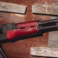 AKM Wood Upper Handguard - Russian Red