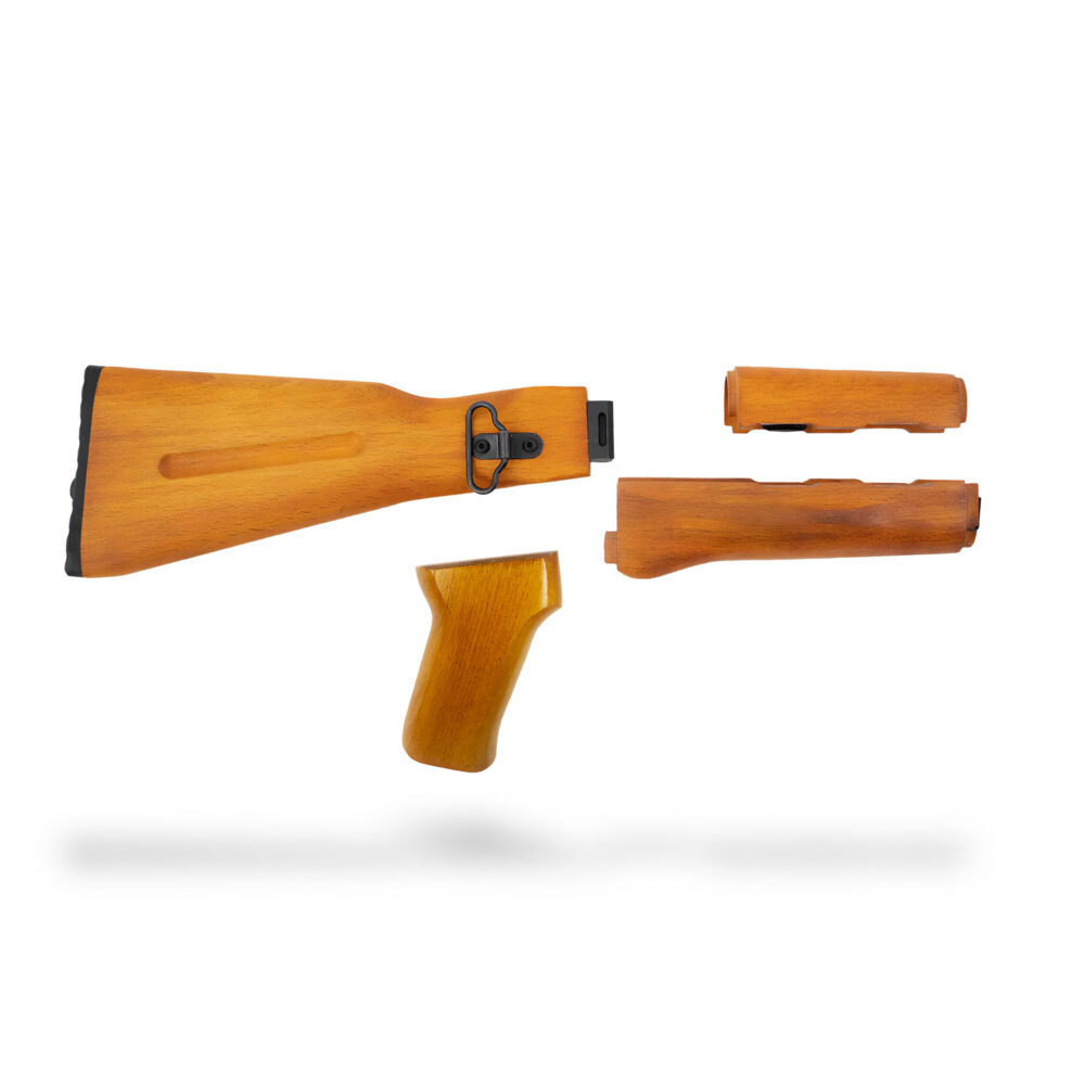Traditional Side-Folding Wood Stock Set - Honey Blonde Traditional Side-Folding Wood Stock Set - Honey Blonde