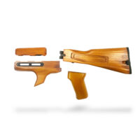 Traditional Side-Folding Wood Stock Set (Shark Fin) - Honey Blonde