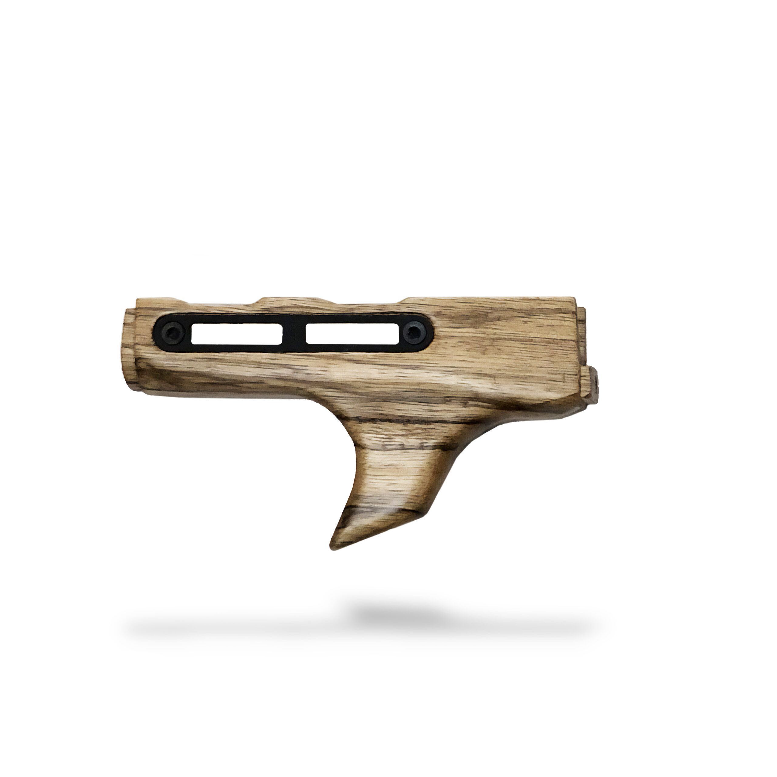 AKM Sharkfin Wood Lower Handguard - Exotic Black Limba AKM Sharkfin Wood Lower Handguard - Exotic Black Limba