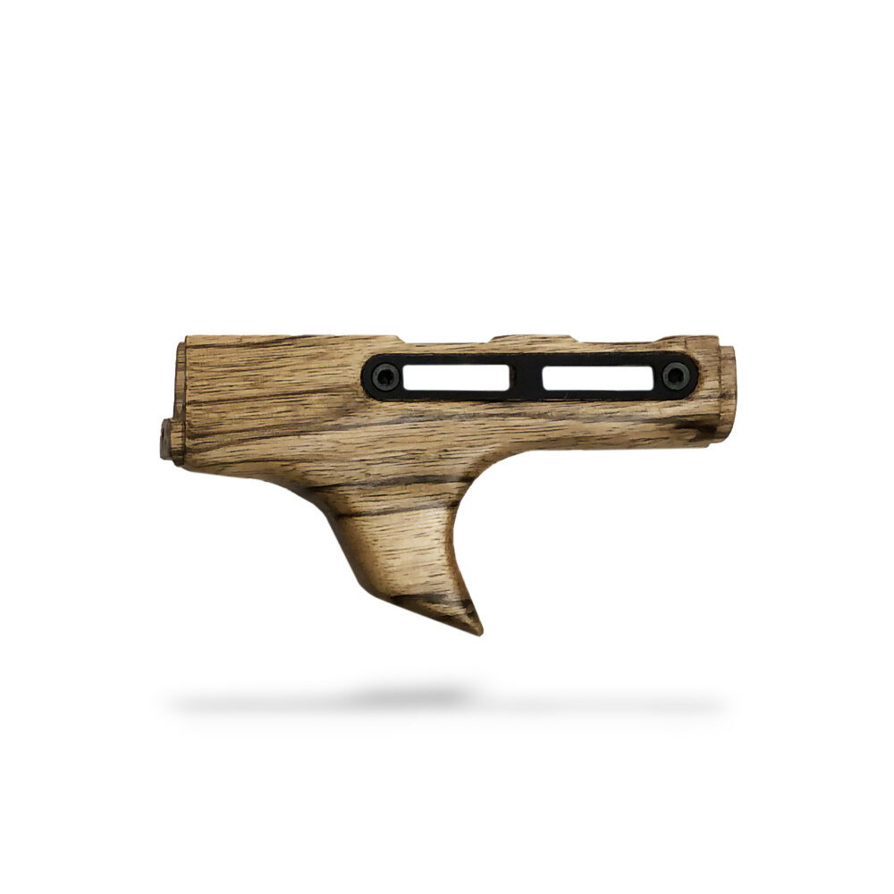 AKM Sharkfin Wood Lower Handguard - Exotic Black Limba AKM Sharkfin Wood Lower Handguard - Exotic Black Limba