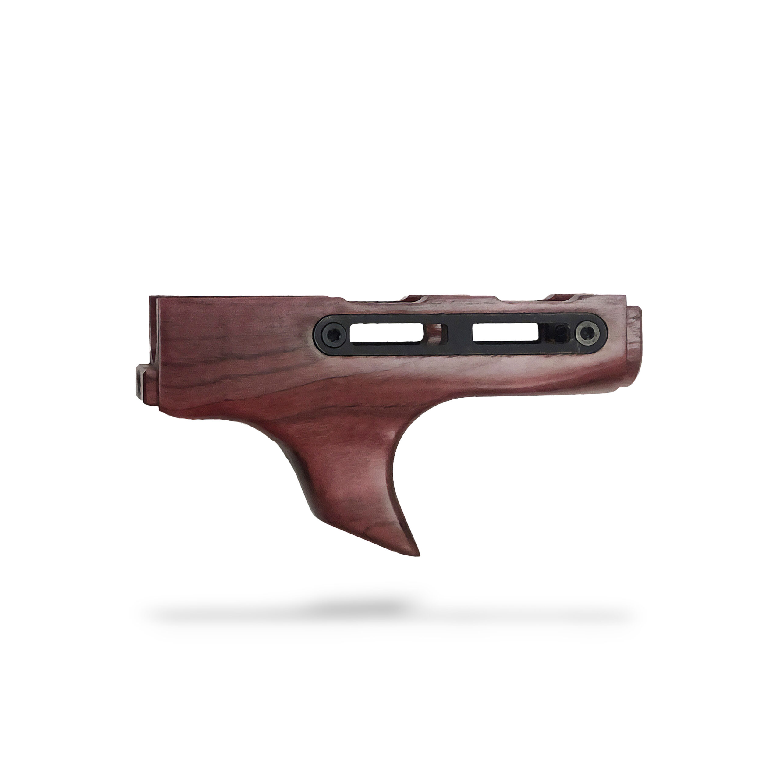 AKM Sharkfin Wood Lower Handguard - Exotic Purpleheart AKM Sharkfin Wood Lower Handguard - Exotic Purpleheart
