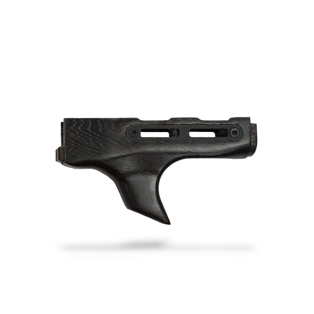 AKM Sharkfin Wood Lower Handguard - Exotic Wenge