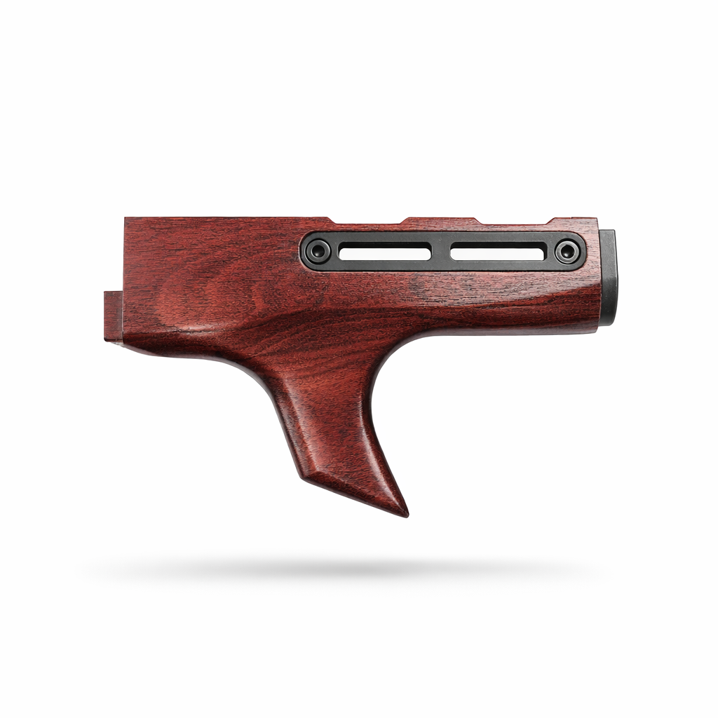 AK Sharkfin wood lower handguard - Russian Red AK Sharkfin wood lower handguard - Russian Red