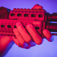90 Degree M-LOK Aluminum Hand Stop - Black