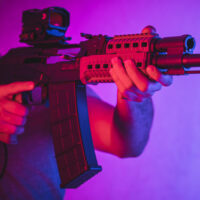 90 Degree M-LOK Aluminum Hand Stop - FDE