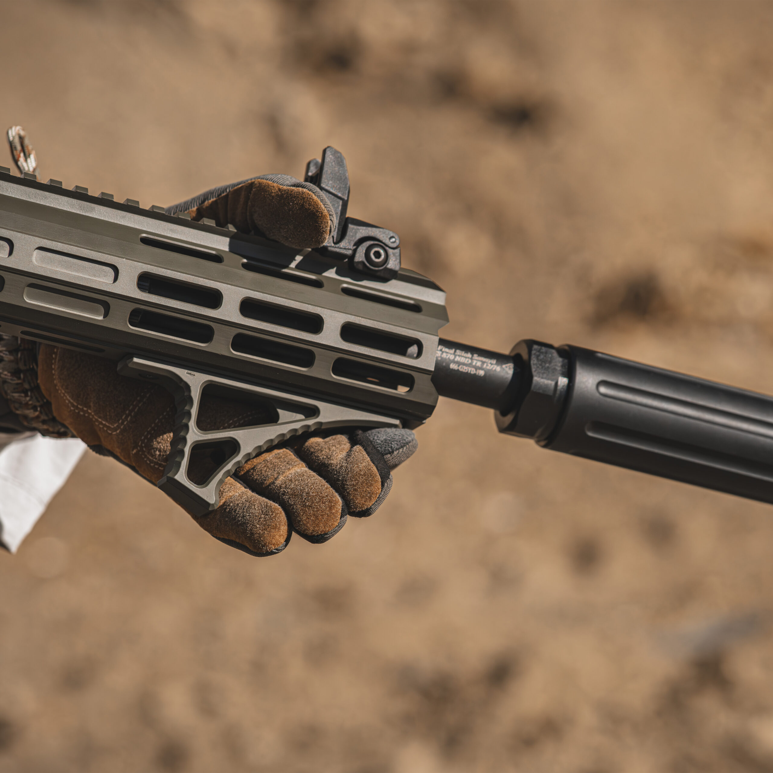 Dual Degree M-LOK Aluminum Hand Stop - OD Green Dual Degree M-LOK Aluminum Hand Stop - OD Green
