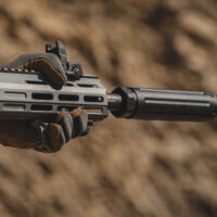 Dual Degree M-LOK Mini Aluminum Hand Stop - FDE