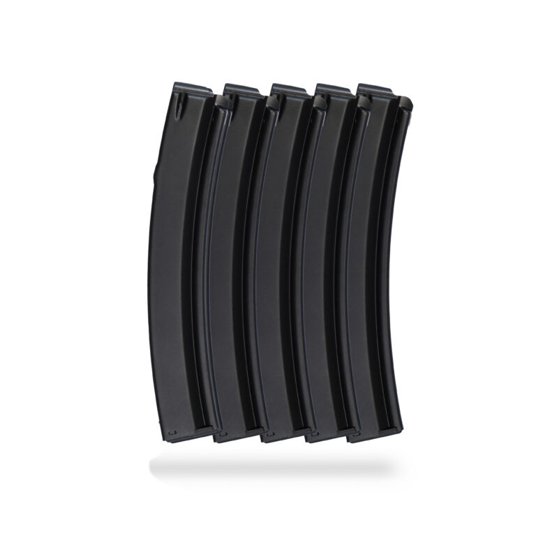 30 Round 9×19 MP5 Magazine Black – 5 Pack