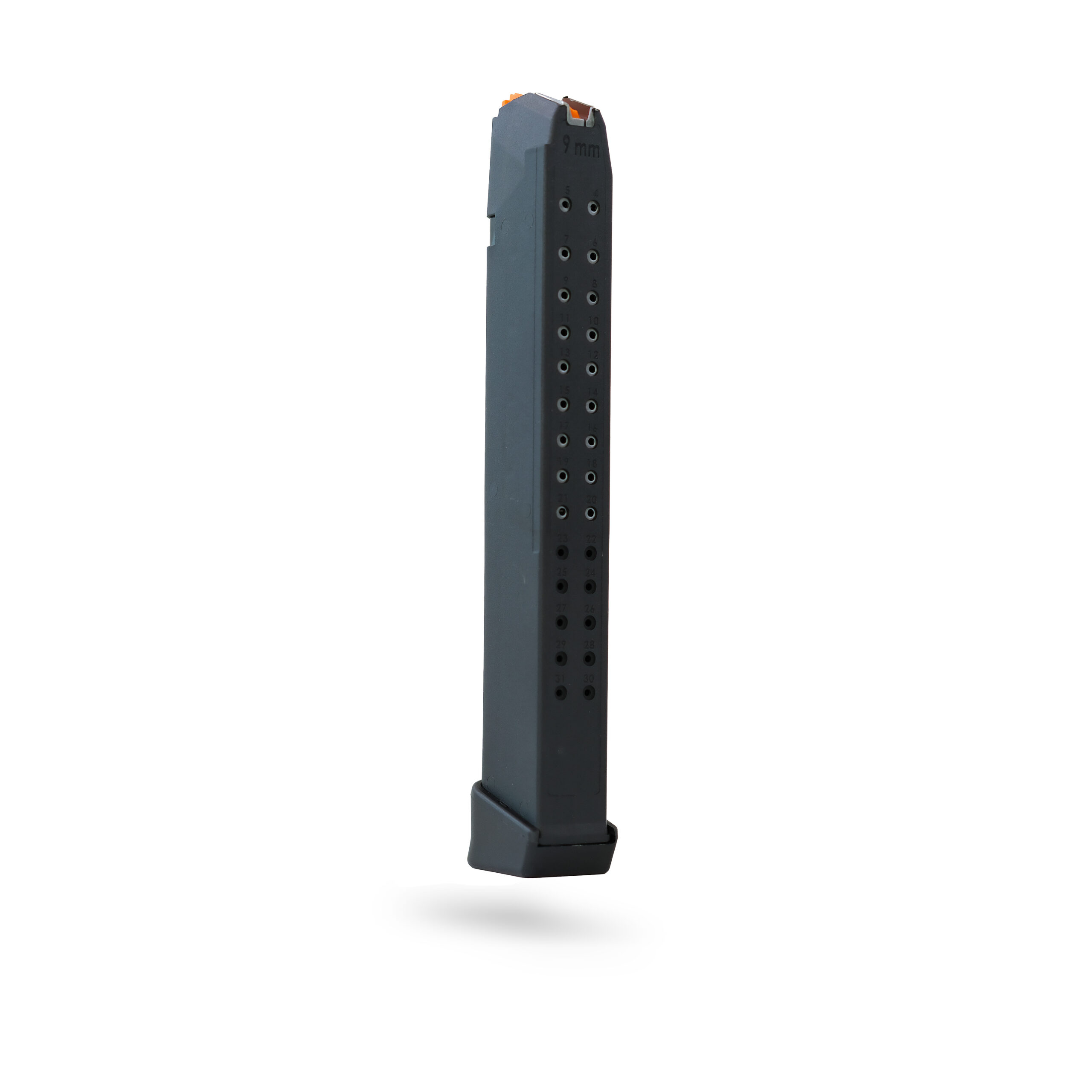33 Round 9x19mm Glock Magazine Black 33 Round 9x19mm Glock Magazine Black