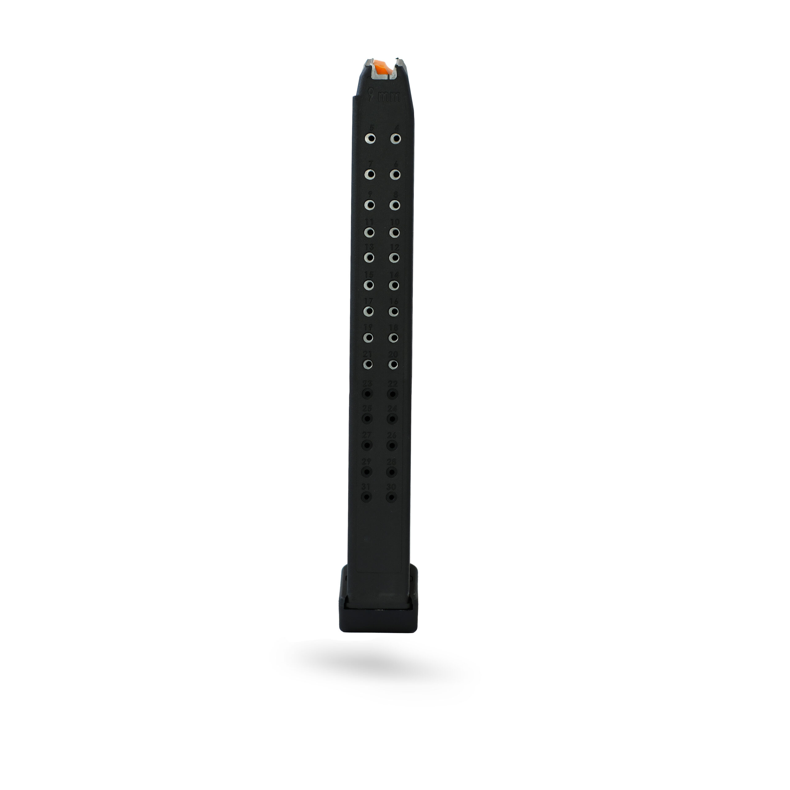 33 Round 9x19mm Glock Magazine Black 33 Round 9x19mm Glock Magazine Black