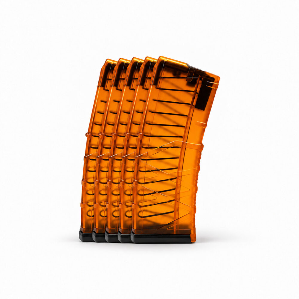 30 Round 5.56x45mm Magazine Orange - 5 Pack