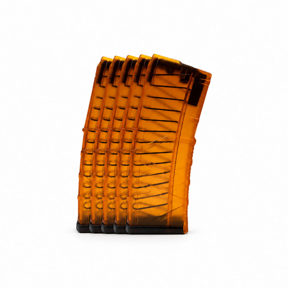 30 Round 5.56x45mm Magazine Orange - 5 Pack