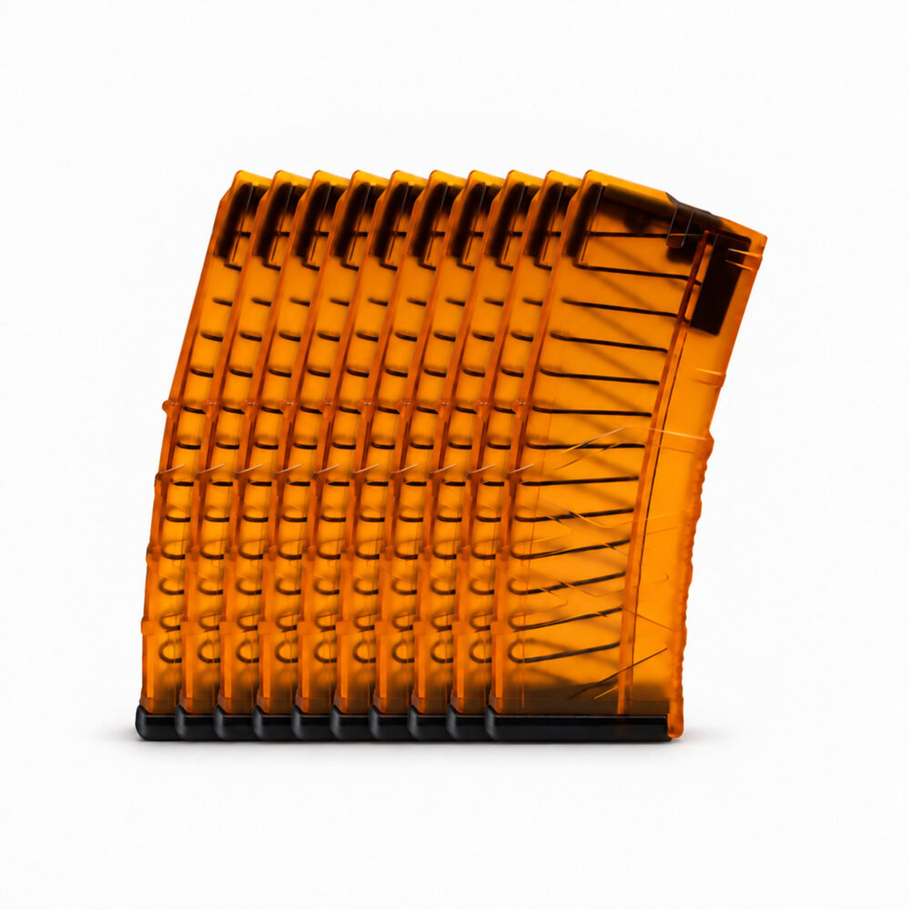 30 Round 5.56x45mm Magazine Orange - 10 Pack