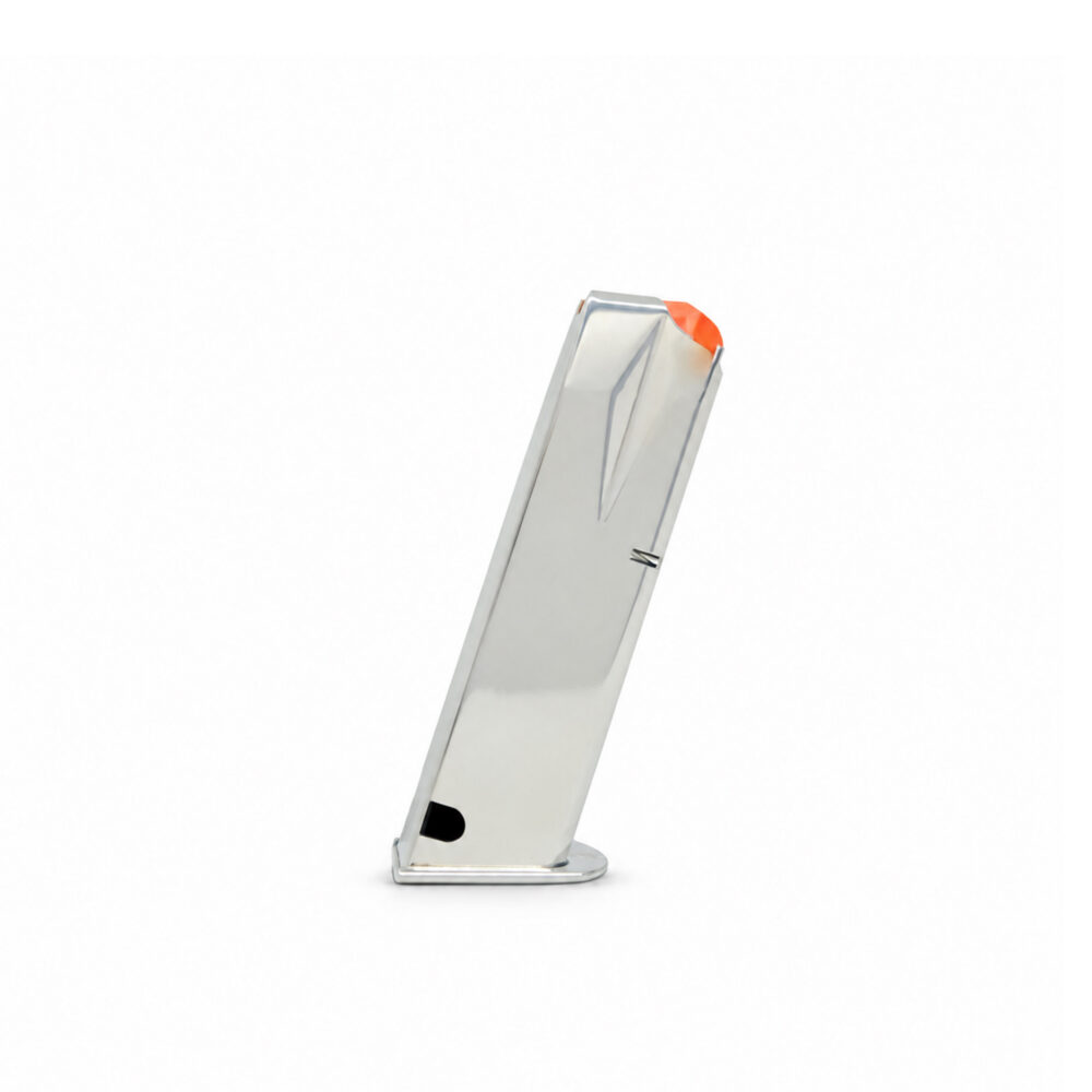 16 Round 9x19mm Beretta 92 Magazine - Chrome