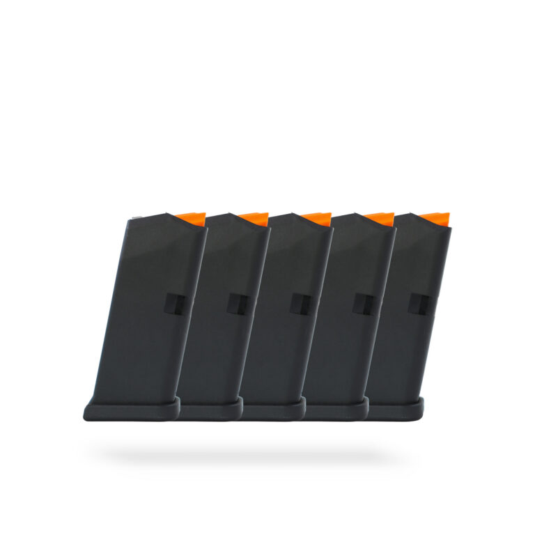 10 Round 9x19mm Glock Magazine Black - 5 Pack