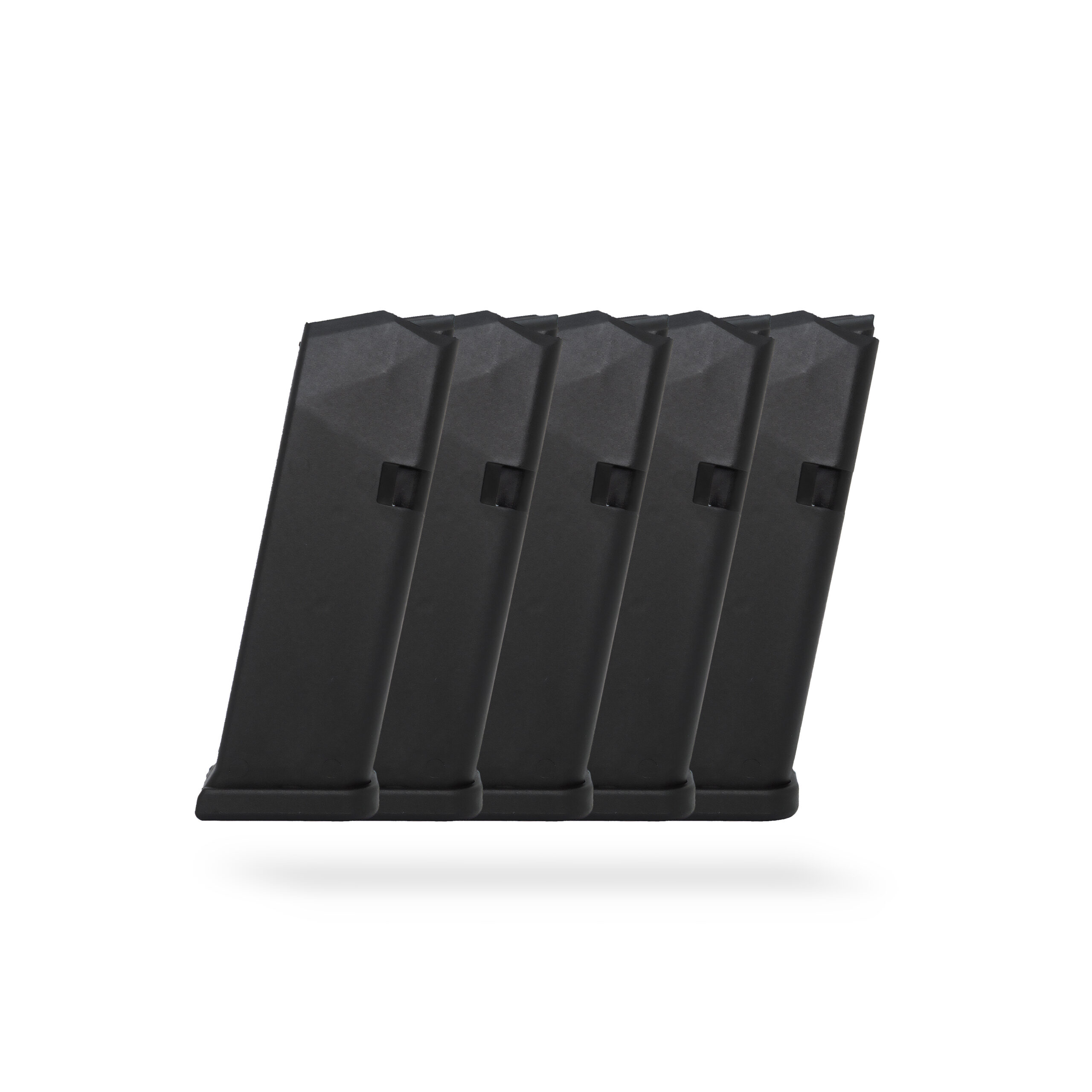 15 Round 9x19mm Glock Magazine Black - 5 Pack 15 Round 9x19mm Glock Magazine Black - 5 Pack