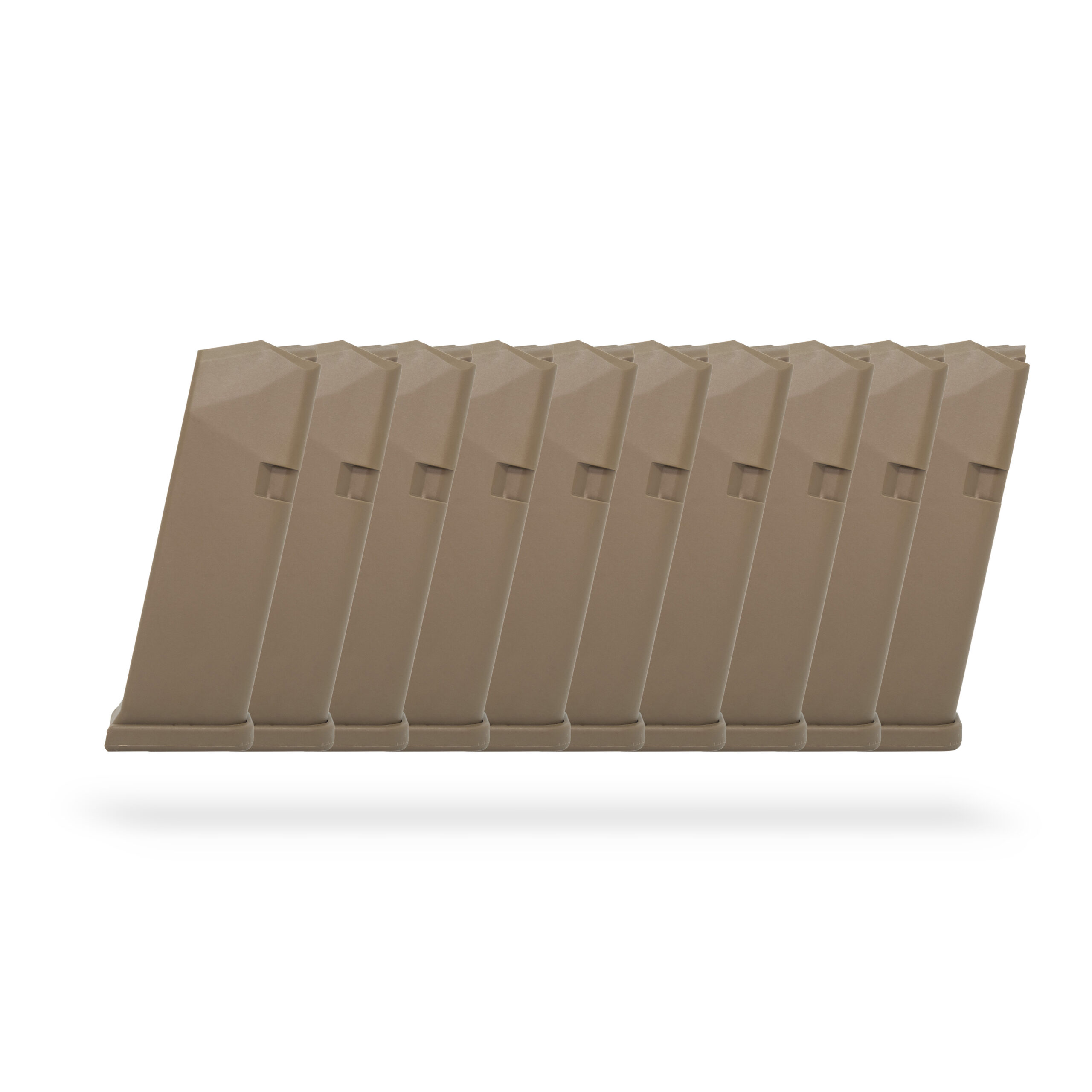 15 Round 9x19mm Glock Magazine FDE - 10 Pack 15 Round 9x19mm Glock Magazine FDE - 10 Pack