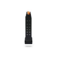 15+2 Round 9×19mm Glock Magazine With Extension Black - 5 Pack