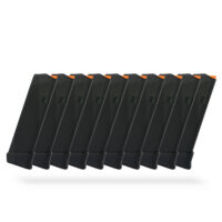 17+2 Round 9×19mm Glock Magazine With Extension Black - 10 Pack