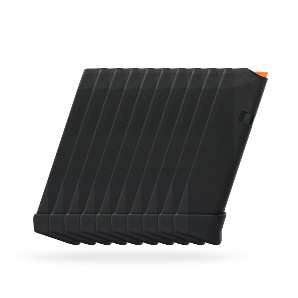 17+2 Round 9×19mm Glock Magazine With Extension Black - 10 Pack
