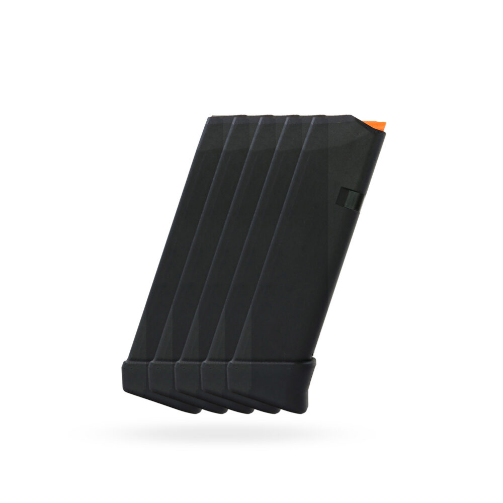 17+2 Round 9×19mm Glock Magazine With Extension Black - 5 Pack