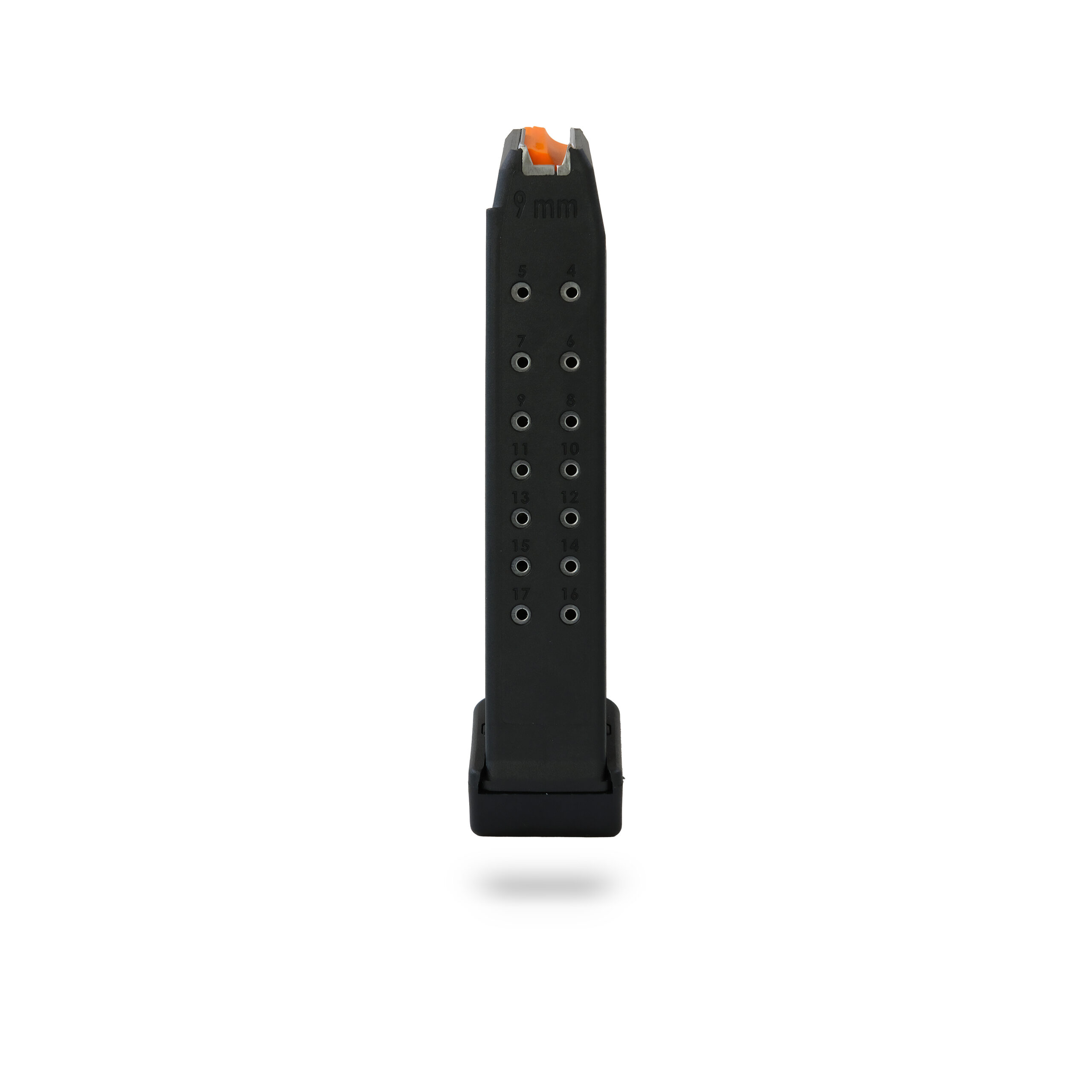 17+2 Round 9×19mm Glock Magazine With Extension Black - 10 Pack 17+2 Round 9×19mm Glock Magazine With Extension Black - 10 Pack