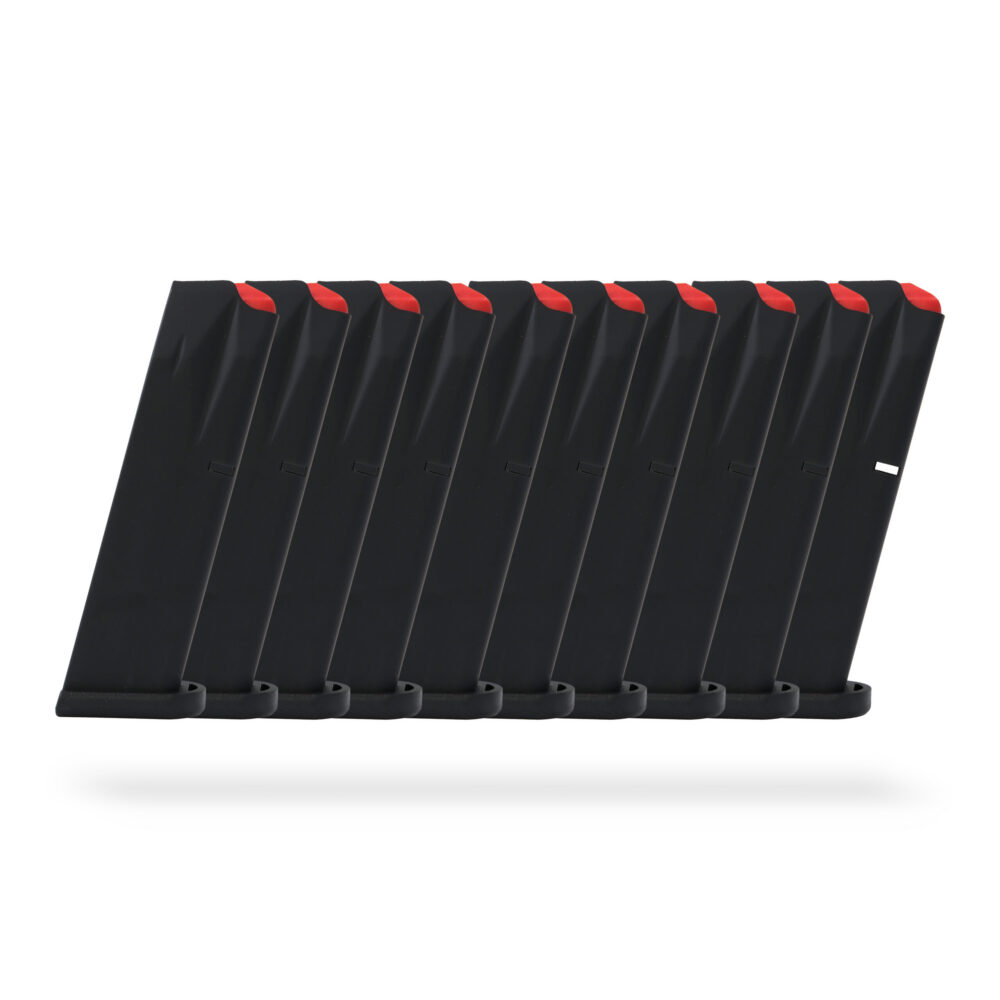 18 Round 9x19mm Beretta M9 Magazine Black - 10 Pack