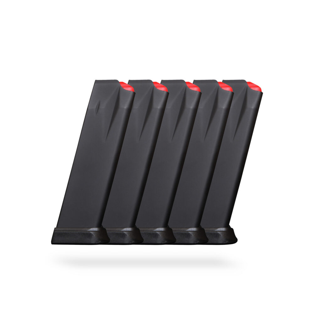 18 Round 9x19mm Springfield XD Magazine Black - 5 Pack