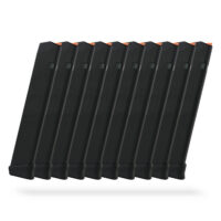 33 Round 9x19mm Glock Magazine Black - 10 Pack