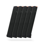 33 Round 9x19mm Glock Magazine Black - 5 Pack