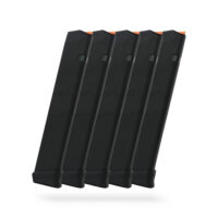 33 Round 9x19mm Glock Magazine Black - 5 Pack
