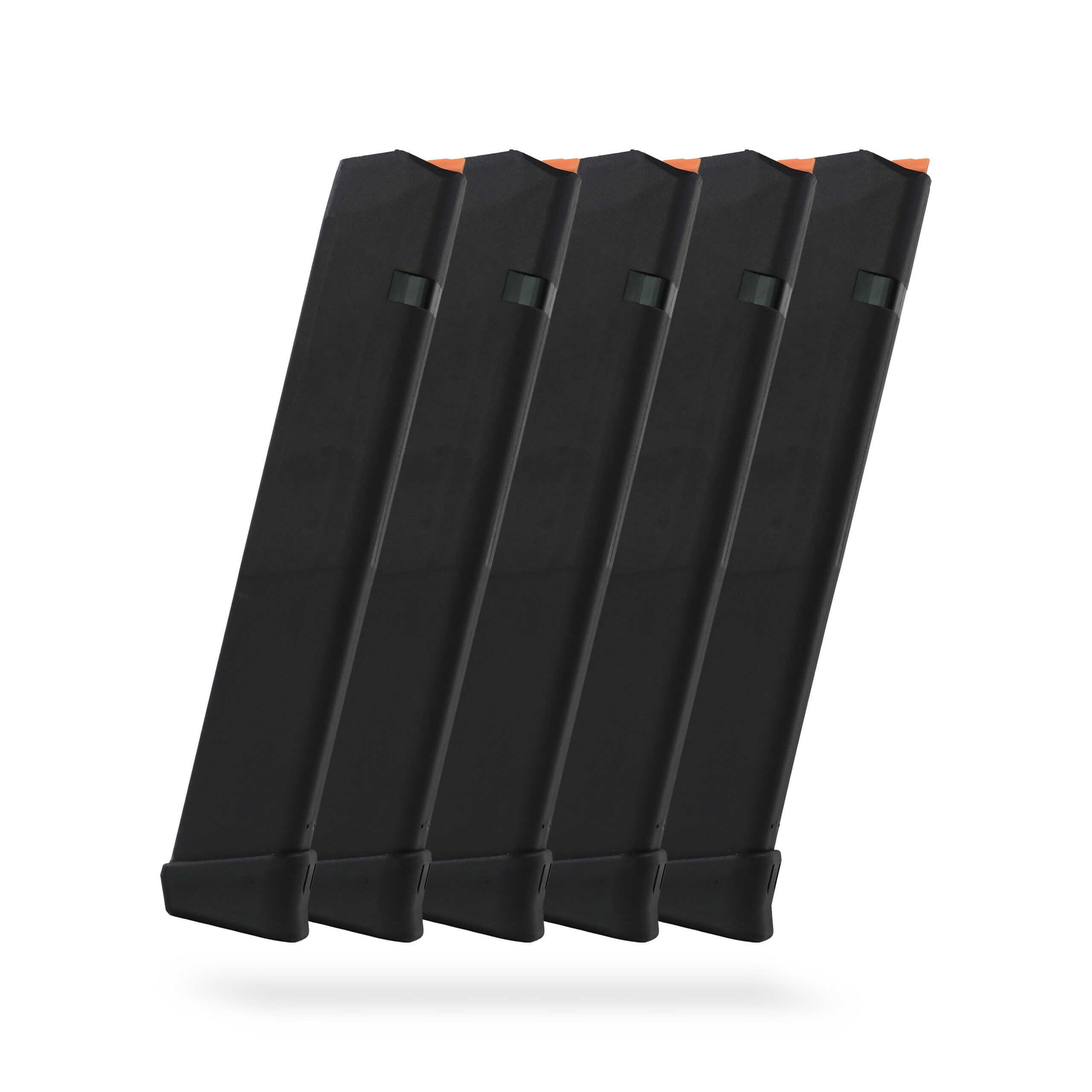 33 Round 9x19mm Glock Magazine Black - 5 Pack 33 Round 9x19mm Glock Magazine Black - 5 Pack