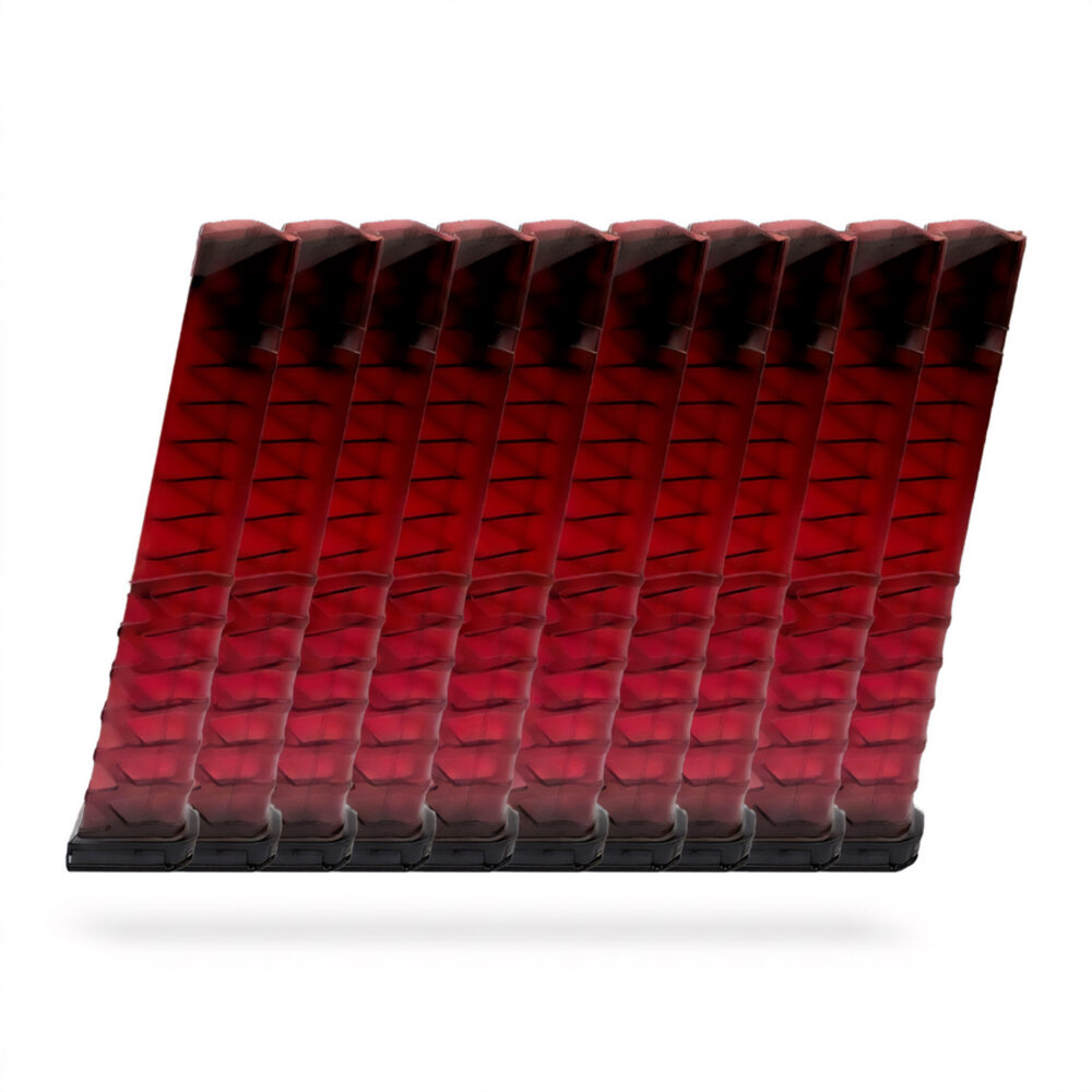 33 Round 9×19 Glock Magazine Red - 10 Pack